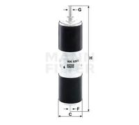 Fuel filter In-Line Filter WK 6001 MANN-FILTER for AUDI SEAT