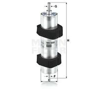 Fuel filter In-Line Filter WK 6003 MANN-FILTER for AUDI A7 Sportback A6 C7 Q7 Q5