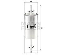Fuel filter In-Line Filter WK 614/46 MANN-FILTER for FORD VOLVO MAZDA