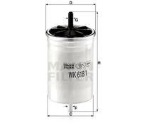 MANN-FILTER WK 618/1 Fuel filter