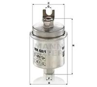 MANN-FILTER WK 68/1 x Fuel filter