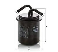 FUEL FILTER WK 711 FOR SUBARU B3/Hatchback OUTBACK/LEGACY FORESTER LIBERTY/II