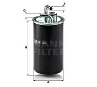 Fuel filter In-Line Filter WK 722/1 MANN-FILTER for JEEP DODGE CHRYSLER