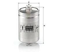 MANN WK725 Fuel Filter