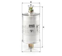 MANN-FILTER WK 726 Fuel Filter - for Cars + Transporters