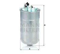 MANN WK8021 Fuel In-Line Filter Fits Opel Corsa Vauxhall Corsa Corsavan