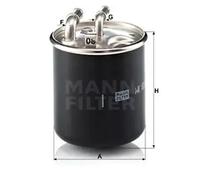 Fuel filter In-Line Filter WK 820/2 x MANN-FILTER for MERCEDES-BENZ C-CLASS