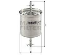 MANN Fuel Filter 163mm Height Fits Volvo C70 S40 S60 S80 V40 V70 XC70 XC90