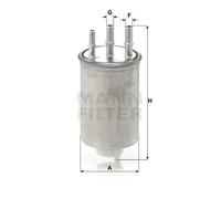 MANN Filter WK829/6 Fuel Filter Fits Ssangyong Actyon Actyon Sports Kyron Rexton