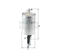 MANN-FILTER WK 832/1 Fuel Filter - CARS + TRANSPORTERS