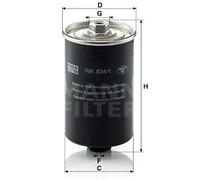 Mann Filter WK 834/1 Fuel Injectors