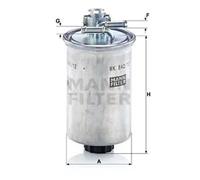 MANN Single Fuel Filter Service 80mm Diameter Fits Seat Arosa VW Lupo Polo