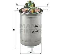 MANN-FILTER WK 842/4 Fuel Filter - for Cars + Transporters