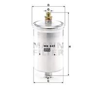 MANN-FILTER WK 845 Fuel Filter - for Cars + Transporters