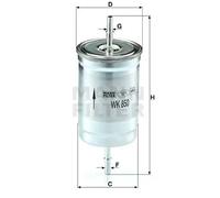 MANN WK850 Fuel Filter Fits Mitsubishi Carisma Volvo S40 S60 S80 S90 V40