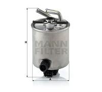 MANN-FILTER WK 9011 Fuel filter