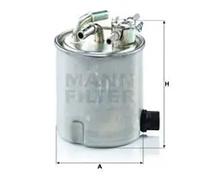 MANN-FILTER Fuel Filter WK 9025 – In-line 120mm Height, Fits Nissan & Renault