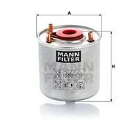 WK9046 Fuel Filter In Line 96mm Outer Diameter 139mm Height Service By Mann
