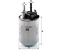 Fuel filter In-Line Filter WK 9066 MANN-FILTER for NISSAN JUKE PULSAR Hatchback