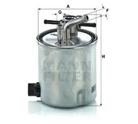 Fuel filter In-Line Filter WK 9067 MANN-FILTER for NISSAN X-TRAIL I CABSTAR