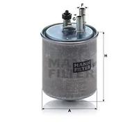 Fuel filter In-Line Filter WK 918/2 x MANN-FILTER for RENAULT KANGOO BE BOP