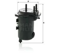 WK939/17X Fuel Filter In Line 113mm Outer Diameter 187mm Height Service By Mann