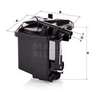 Fuel Filter fits CITROEN C5 Mk2, Mk3 1.6D 2004 on Mann 190167 190178 190181 New