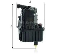 Fuel filter In-Line Filter WK 939/3 MANN-FILTER for RENAULT MODUS / GRAND MODUS
