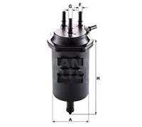 MANN-FILTER Fuel Filter WK 939/4 In-line for Cars & Transporters
