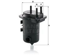 Fuel filter In-Line Filter WK 939/9 x MANN-FILTER for RENAULT NISSAN
