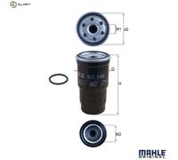 Mahle KC 100D Fuel filter