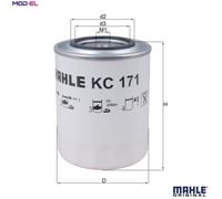 Mahle Original Fuel Filter KC 171 - Fits Iveco, Ford Trucks, Steyr, Case IH, Claas, New Holland