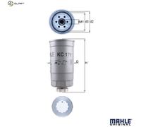 Fuel filter Spin-on Filter KC 179 KNECHT for FIAT KIA