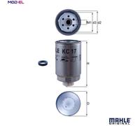 Mahle Spin-On Fuel Filter KC 17D KC17D - Precision OE Matching Fit & Quality