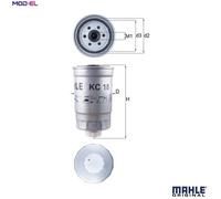 Mahle Original Fuel Filter KC18 – Spin-on