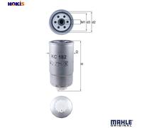 Fuel Filter fits JEEP CHEROKEE KJ 2.8D 02 to 08 ENR Mahle Top Quality Guaranteed