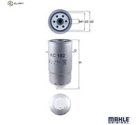 Fuel Filter fits JEEP CHEROKEE KJ 2.8D 02 to 08 ENR Mahle Top Quality Guaranteed