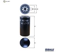 MAHLE KC 188 Fuel filter