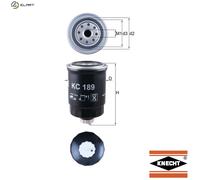Mahle Original Fuel Filter - fits NISSAN CABSTAR TL0 2.7D (01-06) 16400BN303 / 16400EB300