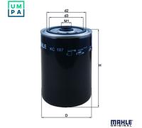 Mahle Original Fuel Filter KC197 – Fits IVECO, MACK, Renault Trucks, New Holland