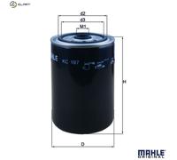 Mahle Original Fuel Filter KC197 – Fits IVECO, MACK, Renault Trucks, New Holland