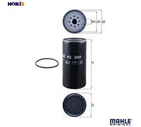 Mahle Fuel Filter KC200 Mercedes Trucks - - Precision OE Matching Fit & Quality