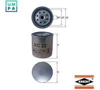 Mahle Fuel Filter KC22 Mercedes Benz - - Precision OE Matching Fit & Quality