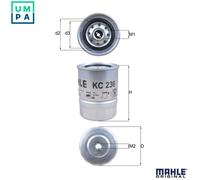 MAHLE KC 236 Fuel filter