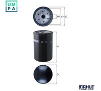 MAHLE KC 24 Fuel filter