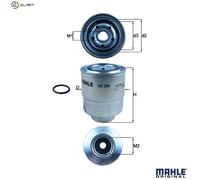 Mahle Fuel Filter KC256D Fits Honda Accors CR-V FR-V 2.2 CTDI Diesel Models