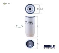 FUEL FILTER KC 296D FOR DAF CF/75/85 95/XF VAN HOOL SOLARIS GINAF 9.2L CF 9.2L