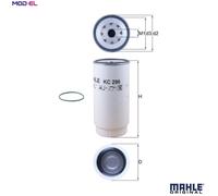 FUEL FILTER KC 296D FOR DAF CF/75/85 95/XF VAN HOOL SOLARIS GINAF 9.2L CF 9.2L