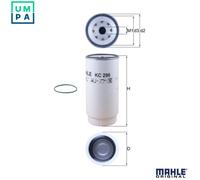 MAHLE KC296D Fuel Filter Fits FORD MAN LIEBHERR CLAAS NEW HOLLAND SOLARIS DOOSAN