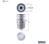 MAHLE - KC 38 - Fuel filter